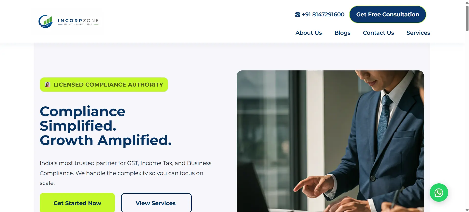 Incorpzone Website